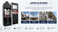 Máquina de Ensayo de Compresión de Concreto con Servoaccionamiento Hidráulico de 2000 kN, Equipo Automático para Pruebas de Resistencia a la Compresión de Cubos y Cilindros de Concreto