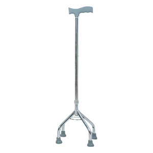 Four Legged Walking <b>Stick</b> Height Adjustable Anti Slip Durable Lightweight Comfortable For Elderly Patients Disabled - Product Image 3