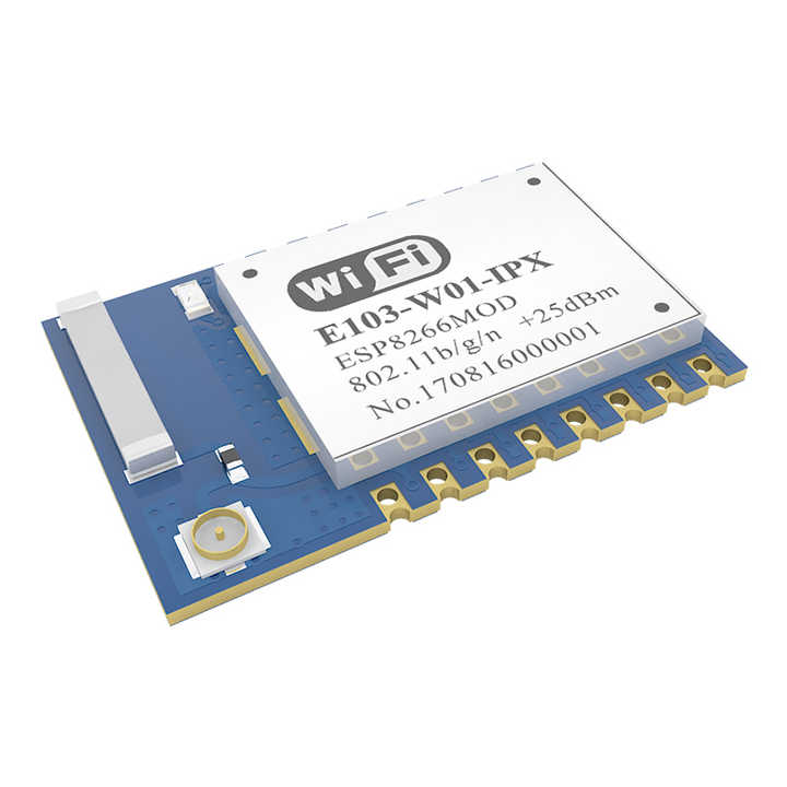 esp8266mod ESP8266EX E103-W01-IPX 100mW (20dBm) UART WiFi module esp 8266 wireless rf transceiver esp8266 module wifi