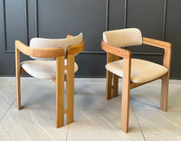 Chaise de salle à manger moderne en bois massif design simple et élégante maison hôtel restaurant école loisirs négociation nouveau métal chinois