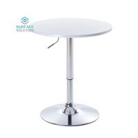 Table de bar haute moderne en pierre massif pour cuisine commerciale, mobilier de restaurant, vente en gros