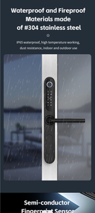 Smart <b>Lock</b> Door Waterproof Outdoor Stainless Steel Door And <b>Lock</b> Smart <b>Lock</b> for TTlock - Product Image 2