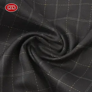 2021 new arrival TR polyester viscose yarn dyed fashion plaid suit fabric
