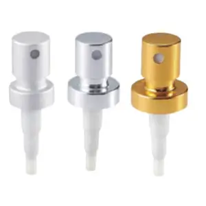 High Quality Competitive Price Aluminium Nozzles Golden Color Custom Logo Perfumes Sprayer Pump