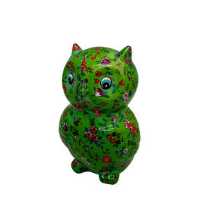 Caja de ahorro de dinero de cerámica dolomita ecológica al por mayor banco de búho y unicornio de alta calidad - Product Image 3