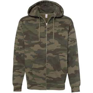 Sweatshirt-IND4000Z มีฮู้ดแบบมีซิปขนาด XXS ป้องกันการยับ3D แบบเอนไซม์ซักล้างได้ - Product Image 1