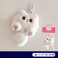 Porte-clés en peluche adorables, décorations de sac, poupées de dessin animé mignonnes, accessoires très demandés