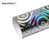 Vinyle de découpe couleur laser chromé en PET pour ordinateur