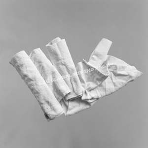 Trapos de algodón blanco 100% de alta resistencia, 20 lbs, paños de limpieza económicos para taller industrial - Product Image 1