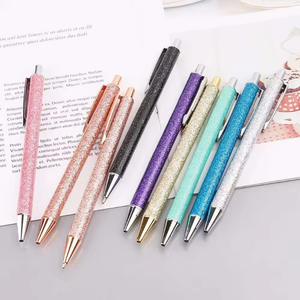 Commercio all'ingrosso personalizzato logo oro creativo inciso polvere pressa <span class=keywords><strong>penna</strong></span> a sfera in metallo Stylo <span class=keywords><strong>schneider</strong></span> - Product Image 2