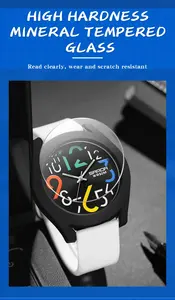 Reloj SANDA 9021, Nuevo Modelo 2024, Creativo, Simple, Casual, Resistente al Agua, Correa de Silicona, Reloj de Cuarzo Blanco para Mujer y Hombre - Product Image 6