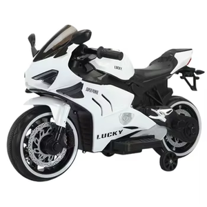 Motocicleta Infantil al por Mayor de Fábrica, Personalizable, con Luces, Música, Ruedas de Entrenamiento y Función de Carga - Product Image 4