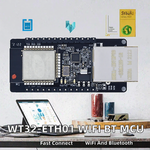 บอร์ดพัฒนาโมดูล MCU ไร้สาย ESP32 พร้อมพอร์ต Serial แบบฝังในที่เชื่อมต่อ Ethernet/WiFi รุ่น JMY WT32-ETH01 แบบครบชุด - Product Image 2