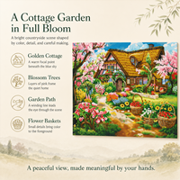 Kit de Peinture Diamant 5D KS Craft Paysage Champêtre, Perles Rondes, Toile Écologique, Décoration Murale DIY, Cadeau
