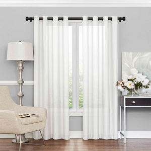 Juego de Barra de Cortina de Metal Negro Mate KYOK, Diseño Elegante, Soporte Invisible para Decoración Moderna del Hogar, Uso en Interiores y Exteriores - Product Image 4