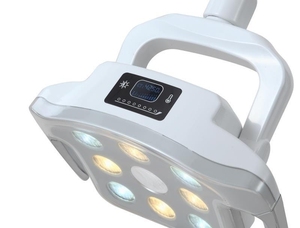 Lámpara profesional para sillón dental de color blanco y luz LED dental de color amarillo con 8 lámparas LED - Product Image 2