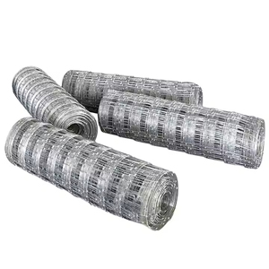 Hot Dip Galvanized Barbed <strong>Wire</strong> Square Iron Cattle <strong>Mesh</strong> Fence Woven Includes <strong>Crimping</strong> Bending Cutting Services for Gabion <strong>Mesh</strong> - Product Image 1