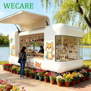 वेकेयर मोबाइल आइसक्रीम कार्ट फास्ट कॉफी फूड ट्रक बीबीसी खानपान बार फूड ट्रेलरों के लिए पूरी तरह से सुसज्जित रसोई - Product Image 1