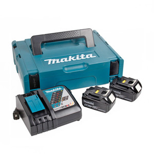 Kit de chargeur de batterie au lithium Makita 18V avec 2 batteries et étui pour outils électriques - Product Image 4