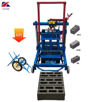 La machine de briques de ponte mobile 2-45 qui se vend bien en Guinée, achetez et recevez une petite machine de fabrication de blocs de chariot élévateur