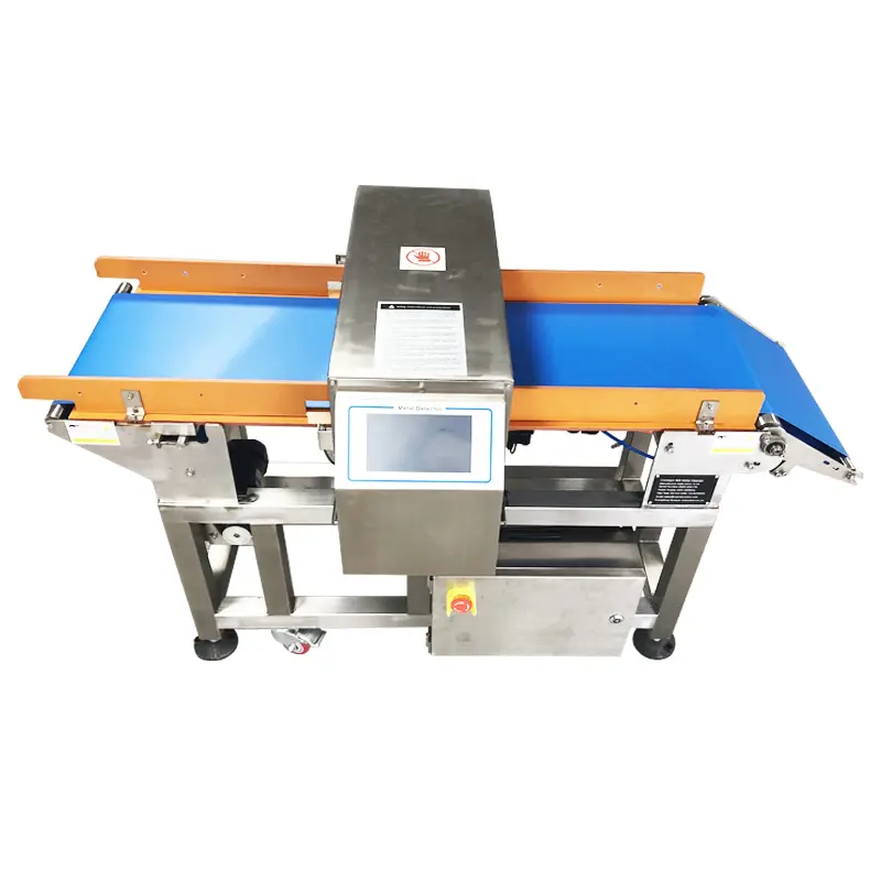 Automatic Program Sensitivity Belt Conveyor Metal Detector Machine with Reject Metal Detector Food Matel Detector