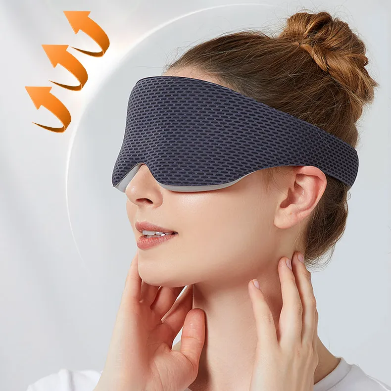 Masque de sommeil 3D avec logo personnalisé Masque de sommeil cils occultants pour usage domestique