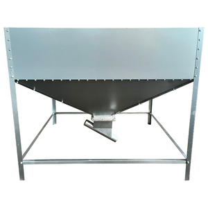 Xách tay 100 kg đến 1.5 tấn Công suất thức ăn Phễu sử dụng gà thức ăn chăn nuôi gia cầm nuôi nhà có tính năng khoan truyền đạt thức ăn bin - Product Image 4