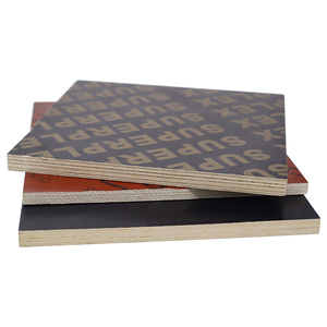 Phim nâu đen phải đối mặt với cây dương <span class=keywords><strong>Polywood</strong></span>/ván ép Xây dựng/ván ép tráng phim 18mm để xây dựng - Product Image 2