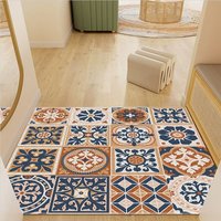 Tapis de sol en PVC à boucles, antidérapant, de haute qualité, fabriqué à la machine, résistant à la saleté, pour l'entrée de la maison, motif dessin animé