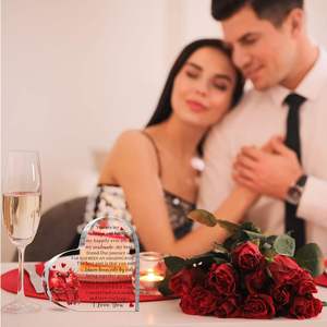 Gerrii <span class=keywords><strong>Mon</strong></span> Amour <span class=keywords><strong>Cadeau</strong></span> Romantique en Acrylique en Forme de Cœur <span class=keywords><strong>pour</strong></span> Elle Lui Petit Ami Petite Amie <span class=keywords><strong>Anniversaire</strong></span> - Product Image 5