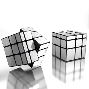 Yongjun YJ mainan kubus rubike edukasi kecepatan kubus cermin 3x3 pesanan ketiga untuk anak-anak