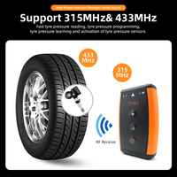 Herramienta de Programación Bluetooth TPMS, Herramienta de Activación y Reaprendizaje de Todos los Sensores, Programación QQr 315/433MHz, Reinicio TPMS, Lectura, Eliminación de Errores, Actualización de por Vida