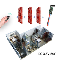 Mini relais sans fil RF 433 MHz DC 3,6 V 5 V 9 V 12 V 24 V, interrupteur universel, micro-récepteur émetteur, utilisation pour LED