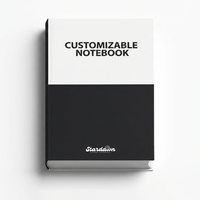 Carnet à couverture rigide avec logo personnalisé, certifié FSC, journal relié gaufré, agenda personnalisé, cadeau d'entreprise et de voyage