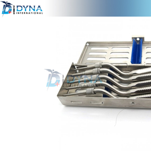 Otoïdes chirurgicales dentaires, 6mm, 5 pièces, épandage d'os, vis ajustable, pointe convexe avec Cassette - Product Image 3