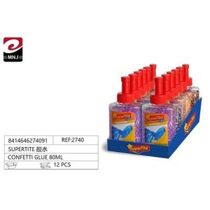 Colla per coriandoli 80 ml, materiale per lavoretti artistici per bambini - Product Image 1