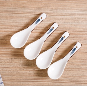 Top Quality Food Grade Ceramic Bowl Spoon <b>Set</b> <b>Microwave</b> and Dishwasher Safe Kitchen Dining <b>Set</b> Available For Sale - Product Image 3