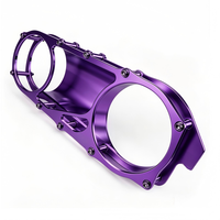 Accessoires de scooter CNC personnalisés OEM ODM, couvercle d'entraînement CVT central ouvert en aluminium billette haute précision pour Gy6 150cc