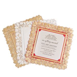 <span class=keywords><strong>Invitaciones</strong></span> <span class=keywords><strong>de</strong></span> <span class=keywords><strong>Boda</strong></span> <span class=keywords><strong>Originales</strong></span> <span class=keywords><strong>de</strong></span> Bolsillo con Diseño Floral <span class=keywords><strong>de</strong></span> Encaje, Estampado en Relieve con Sobres y Tarjetas <span class=keywords><strong>de</strong></span> Regalo a Juego - Product Image 2