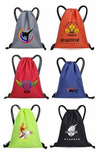 Promotion Wholesale Waterproof <b>Drawstring</b> <b>Backpack</b> Perfect for Sports Fitness Student Bag Football Storage - Product Image 2