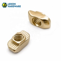 Écrous en T à encastrer LEKON en acier au carbone, écrous de sécurité à tête marteau, adaptés aux profilés d'extrusion en aluminium industriels à grande fente