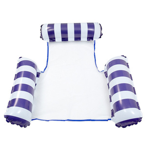 Water Park Sports Raft Cushion Inflatable Leaf Hole Floating Row Lounge Chair Bed Swimming <strong>Pool</strong> <strong>Floats</strong> - Product Image 4