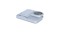 Base de Carga Inalámbrica 3 en 1, Estación de Carga Rápida de 15W, Reloj Despertador Digital, Soporte Multifuncional para Teléfono, Reloj y Auriculares, ABS