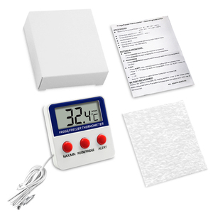 Groothandel Digitale Lcd <span class=keywords><strong>Alarm</strong></span> Indoor/Outdoor Huishouden Thermometer 0.8c Nauwkeurigheid-50 ~ 70c Range Vriezer Koelkast - Product Image 4