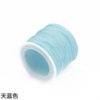 0.8mm coloré tressé Nylon bricolage matériel pour la fabrication de bijoux mode fil à coudre cordon bijoux Jade fil noeud perles chaîne