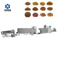 Ligne de production de nourriture pour animaux de compagnie à double vis extrudeuse XILANG, livraison d'usine de Jinan