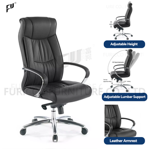 Đồ Nội Thất Văn Phòng Nguồn Cung Cấp Nhà Máy Thép Hiện Đại Có Thể Điều Chỉnh Xoay Ghế Văn Phòng Quản Lý Điều Hành PU Da Ghế Văn Phòng - Product Image 3