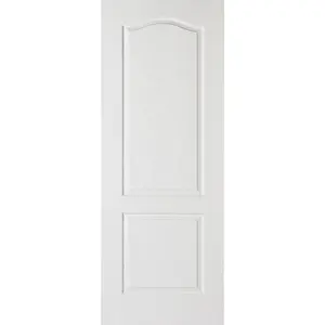 Prezzo economico porta con intaglio MDF a 2 pannelli con nucleo vuoto bianco