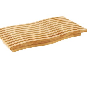 Plateau de rangement en bois pour lavabo de salle de bain, design minimaliste, couleur bois naturel, personnalisable, rangement de cuisine - Product Image 3