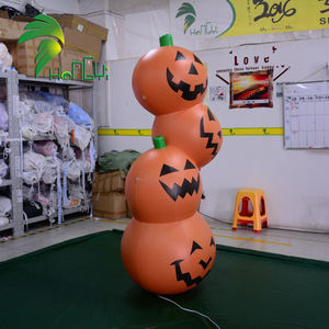 Gonflables publicitaires d'Halloween Ballons de décoration de cour géants en PVC à éclairage LED - Product Image 3